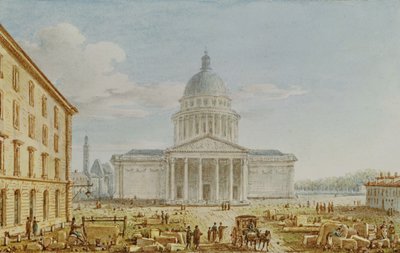 View of the Church of St. Genevieve, the Pantheon by Victor Jean Nicolle